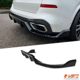 Gloss Black Aero Performance Lower Rear Bumper Bar Splitters & Diffuser spoiler Bodykit for BMW X5 G05 2018 - 2024 - Mars Performance