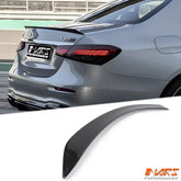 Gloss Black E63 - S AMG Facelift Style Rear Trunk Lip Spoiler Bodykit for Mercedes Benz W213 Sedan, including E43 E55 - Mars Performance