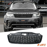Gloss Black Edition Style Front Bumper Bar Grille Grill Bodykit for LAND ROVER DISCOVERY L462 Series - 5 2017 - 2020 - Mars Performance