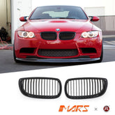 Gloss Black Front Bumper bar Grille Grill Bodykit for BMW 3 Series E92 E93 Pre LCI 2006 - 2009 & M3 - Mars Performance