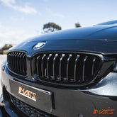 Gloss Black Front Bumper Bar Grille Grill Bodykit for BMW 4 Series F32 F33 F36 & M Sport - Mars Performance