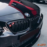 Gloss Black Front Bumper Bar Kidney Grille Grill Bodykit for BMW 2 Series F22 F23 2014 - 2021 & M2 F87 - Mars Performance