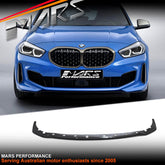 Gloss Black Front Bumper Lip Spoiler Bodykit for BMW 1 Series F40 2019 - 2024 118i 128ti M135i - Mars Performance