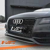 Gloss Black Honeycomb RS7 Style Front Bumper Bar Grille Grill Bodykit for AUDI A7 4G 2011 - 2014 - Mars Performance
