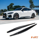 Gloss Black M Performance Style Lower Side Skirts Trim Bodykit for BMW 4 Series G22 G23 M Sport - Mars Performance