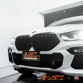 Gloss Black M Sport Style Front Bumper Bar Kidney Grille Grill Bodykit for BMW X6 G06 2019 - 2023 Pre LCI - Mars Performance