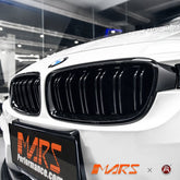 Gloss Black M3 Style Front Bumper Bar Kidney Grille Grill Bodykit for BMW 3 Series F30 Sedan & F31 Wagon 2012 - 2018 - Mars Performance