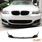 Gloss Black Performance lip spoiler & Splitters Bodykit for BMW 5 - Series E60 E61 M Tech Sport front bumper bar - Mars Performance