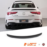 Gloss Black Rear Trunk Lip Spoiler Bodykit for Mercedes Benz CLA - Class C118 W118 & CLA35 CLA45 AMG 2019+ - Mars Performance