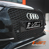Gloss Black RS3 Style Front Bumper Bar Grille Grill Bodykit for AUDI A3 S3 8V 2013 - 2016 - Mars Performance