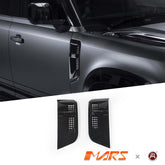 Gloss Black Urban Style Replacement Side Fender Guards Vent Set Bodykit for Land Rover Defender L663 90 110 130 2020 - 2025 - Mars Performance