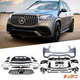 GLS63 - S AMG Style Front Bumper Bar Bodykit & Grill for Mercedes - Benz GLS Class X167 2019 - 2025 - Mars Performance