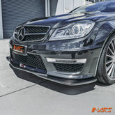 GodHand Style Carbon Fibre front bumper bar lip spoiler Bodykit for Mercedes - Benz W204 AMG C63 2011 - 2014 update - Mars Performance