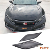 GT Bonnet Hood Scoop Vents Bodykit for Honda Civic FC Sedan Hatch 2016 - 2021 - Mars Performance
