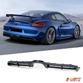 GT4 Style Rear bumper bar diffuser Bodykit for Porsche 981 Cayman & Boxster - Mars Performance