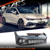 GTi ClubSport 45 Style Front Bumper Bar Bodykit with Grill for Volkswagen VW Golf VIII MK - 8 2021 - 2024 - Mars Performance