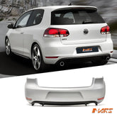 GTi Style Rear Bumper Bar Bodykit for VolksWagen VW Golf VI MK - 6 Hatch 2009 - 2013 - Mars Performance