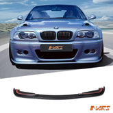 Hamann style Matt Black front bumper bar lip Spoiler Bodykit for BMW 3 - Series E46 M3 Coupe & Convertible - Mars Performance