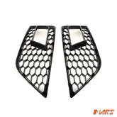 Honeycomb Fog light Side lower Mesh Grille Grill Bodykit for AUDI A4 B8 20120 - 2013 Sedan & Avant - Mars Performance