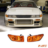 JDM Amber Corner Parker Lights for Nissan Silvia S13 1988 - 1993 - Mars Performance