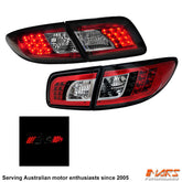 JDM Black LED Tail Lights for Mazda 6 Sedan & Hatch 2002 - 2007 - Mars Performance