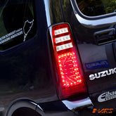 JDM Clear Red LED Tail Lights with LED Indicators for Suzuki Jimny SN 1999 - 2018 - Mars Performance