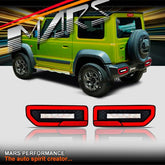 JDM Clear Red LED Tail Lights with Sequential Indicators for Suzuki Jimny GJ JJ 2019 - 2024 - Mars Performance