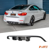 M Performance Style Carbon Fibre Rear Bumper Bar Diffuser Bodykit for BMW F80 M3 & F82 F83 M4 2014 - 2020 - Mars Performance