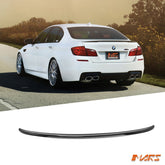 M Performance Style Carbon Rear Trunk Lip Spoiler Wing Bodykit for BMW F10 5 - Series Sedan & M5 2010 - 2016 - Mars Performance