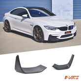 M Performance Style Matt Black Front Bumper Bar Splitter Covers Bodykit for BMW F80 M3 & F82 F83 M4 2014 - 2020 - Mars Performance