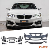 M Sport Style Front Bumper bar Bodykit for BMW 2 Series F22 Coupe & F23 Convertible - Mars Performance