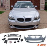 M Tech Sport Front Bumper Bar Bodykit for BMW 5 - Series E60 Sedan & E61 Wagon 2003 - 2009 - Mars Performance