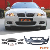 M Tech Sport Style front bumper bar Bodykit for BMW 3 - Series E92 Coupe & E93 Convertible Pre LCI 2006 - 2009 - Mars Performance
