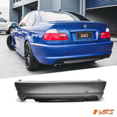 M Tech Sport style Rear bumper bar Bodykit for BMW 3 - Series E46 2 doors Coupe & Convertible 1999 - 2005 - Mars Performance