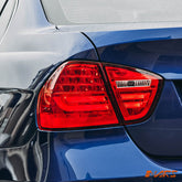 M3 LCI Style 3D LED Stripe Tail Lights for BMW 3 - Series E90 Sedan 2005 - 2008 Pre LCI - Mars Performance