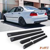 M3 Style Door & Bumper Side Stripe Moulds Molding Bodykit Trim for BMW 3 - Series E46 4 doors Sedan 1998 - 2005 - Mars Performance