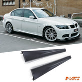 M3 style Lower side skirts Bodykit for BMW 3 - Series E90 Sedan & E91 Wagon 2005 - 2011 - Mars Performance