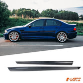 M3 Style Lower Side Skirts Bodykit For BMW E46 3 - Series 4 doors Sedan & 2 doors Coupe - Mars Performance