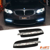 MARS Bumper Bar LED DRL Day - Time Fog Lights Cover for BMW E90 E91 E92 E92 M3 Style Bumpers - Mars Performance