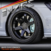 MARS JDM MP - 37 18 Inch Matt Black JDM Concave Stag Alloy Wheels Rims - Mars Performance