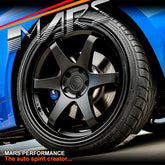 MARS JDM MP - 37 20 Inch JDM Matt Black Stag Concave Alloy Wheels Rims - Mars Performance