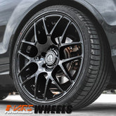 MARS MP - JL Gloss Black 4x 19 Inch Concave Stag Alloy Wheels Rims 5x112 - Mars Performance
