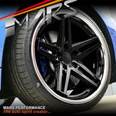 MARS MP - MC 19 inch Gloss Black 5 Sporks Stag Concave with Dish Alloy Wheels Rims for 5x120 - Mars Performance
