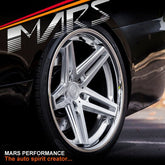 MARS MP - MC 19 inch Hyper Silver 5 Sporks Dish Alloy Wheels Rims 5x114.3 - Mars Performance