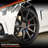MARS MP - MS Matt Black 4x 20 Inch Deep Concave Stag Alloy Wheels Rims 5x120 - Mars Performance