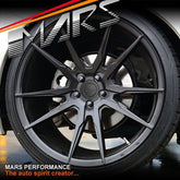 MARS MP - RH 19 inch Matt Black 19 Inch Deep Concave Stag Alloy Wheels Rims - Mars Performance