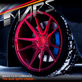 MARS MP - RH Candy Red 20 Inch Deep Concave Stag Alloy Wheels Rims - Mars Performance