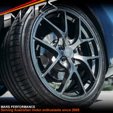 MARS MP - RI 19 Inch Hyper Black Stag Alloy Wheels Rims 5x112 - Mars Performance