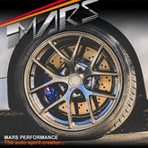 MARS MP - RI 19 Inch Hyper Black Stag Alloy Wheels Rims 5x120 - Mars Performance