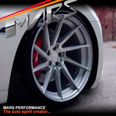 MARS MP - T2 Silver 20 Inch Twist Spork Deep Concave Stag Alloy Wheels Rims - Mars Performance